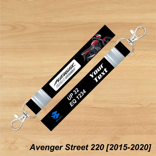 Avenger Street 220 [2015-2020] - Personalized Bajaj Keychain - Wood, Acrylic, Metal Printed