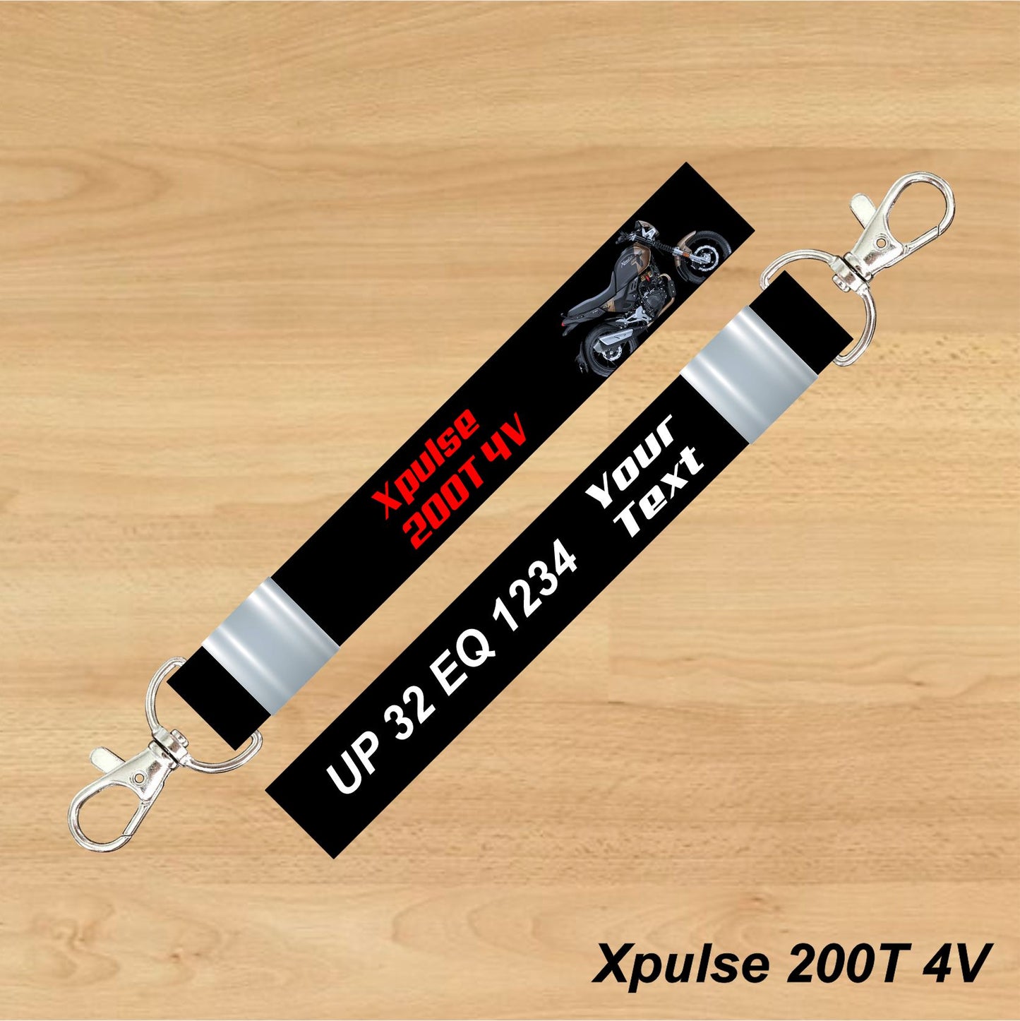 Xpulse 200T 4V - Personalized Hero Keychain - Wood, Acrylic, Metal Printed