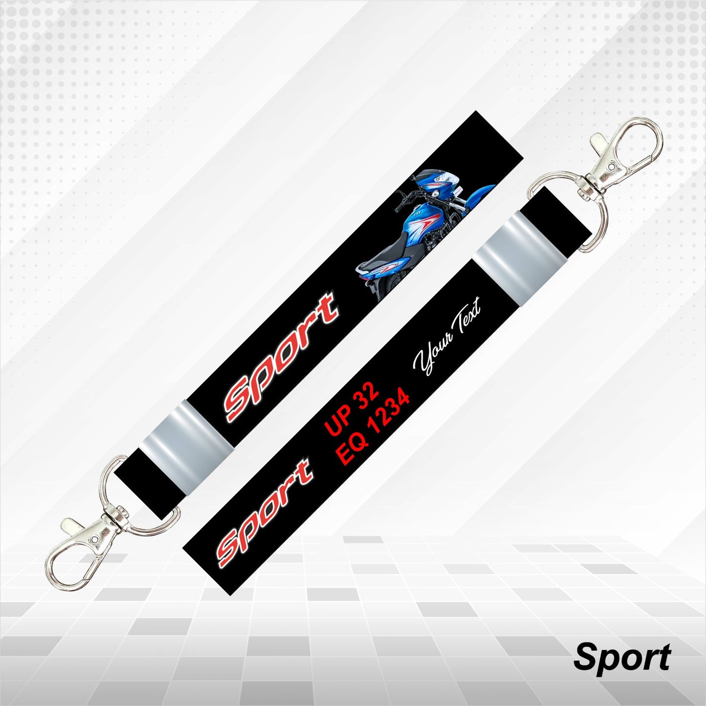 TVS Sport - Personalized TVS Keychain - Wood, Acrylic, Metal Printed
