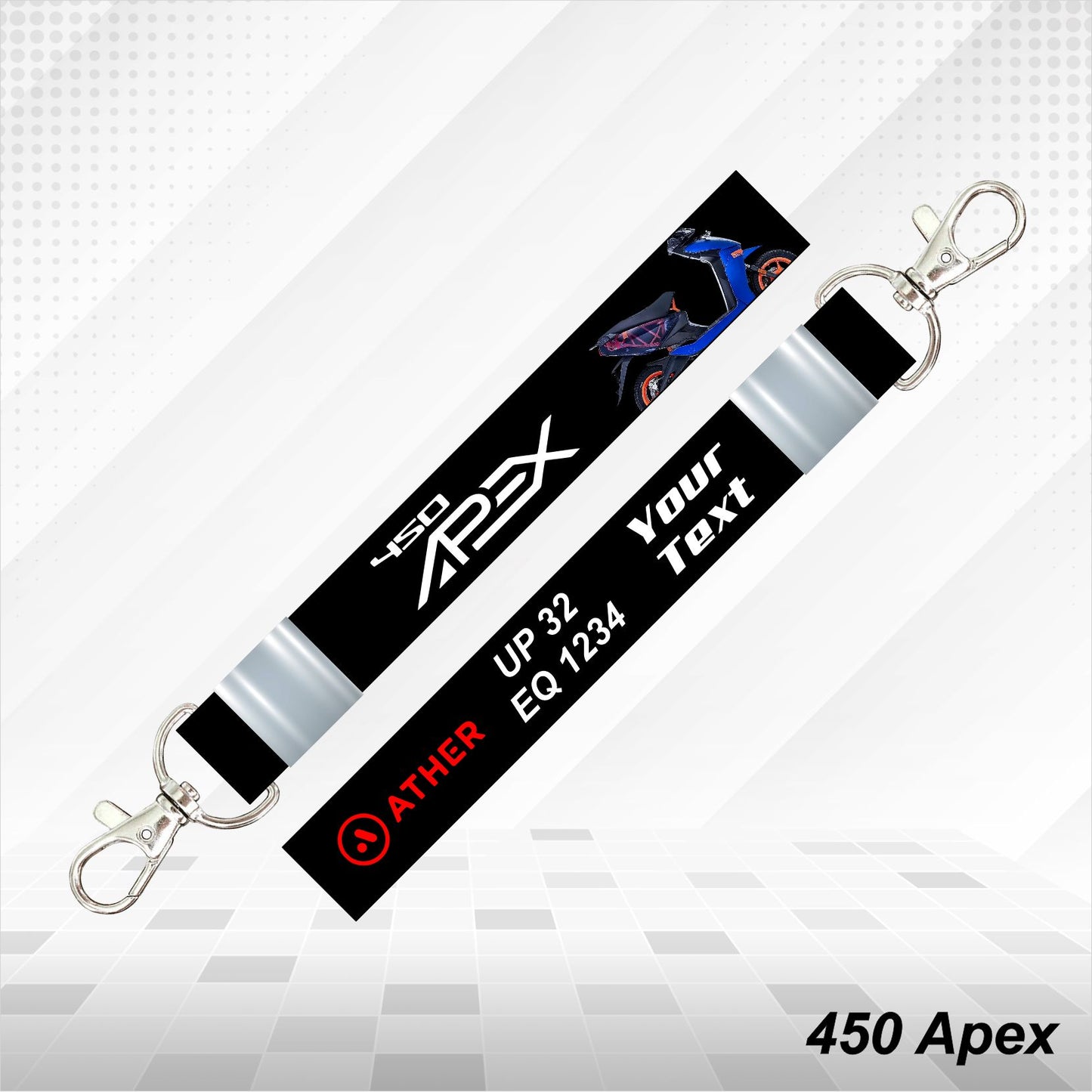 Ather 450 Apex - Personalized Keychain - Wood, Acrylic, Metal Printed