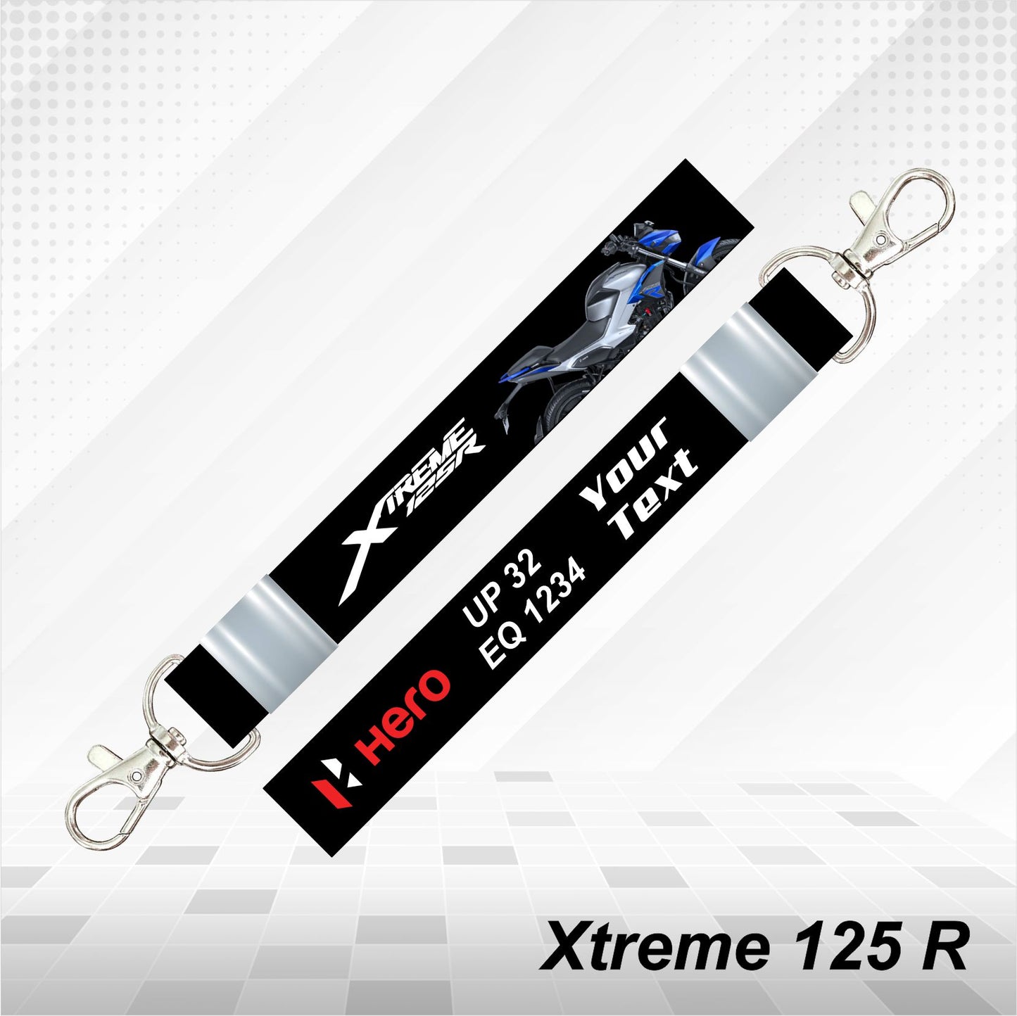 Xtreme 125R - Personalized Hero Keychain - Wood, Acrylic, Metal Printed