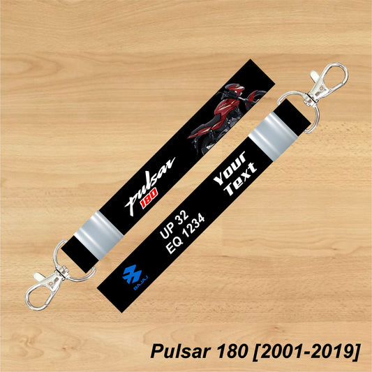 Pulsar 180 [2001-2019] - Personalized Bajaj Keychain - Wood, Acrylic, Metal Printed