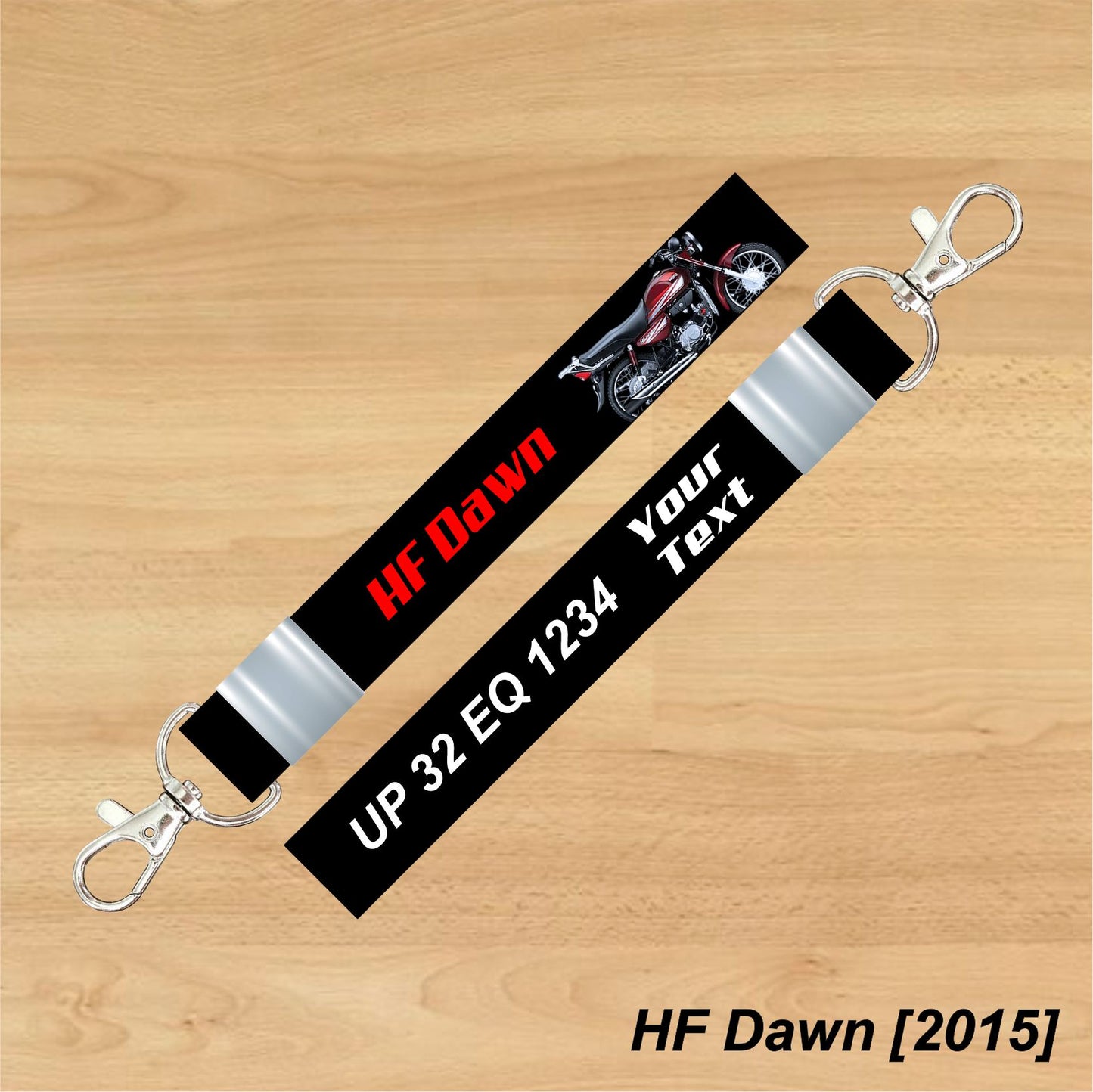 HF Dawn [2015] - Personalized Hero Keychain - Wood, Acrylic, Metal Printed