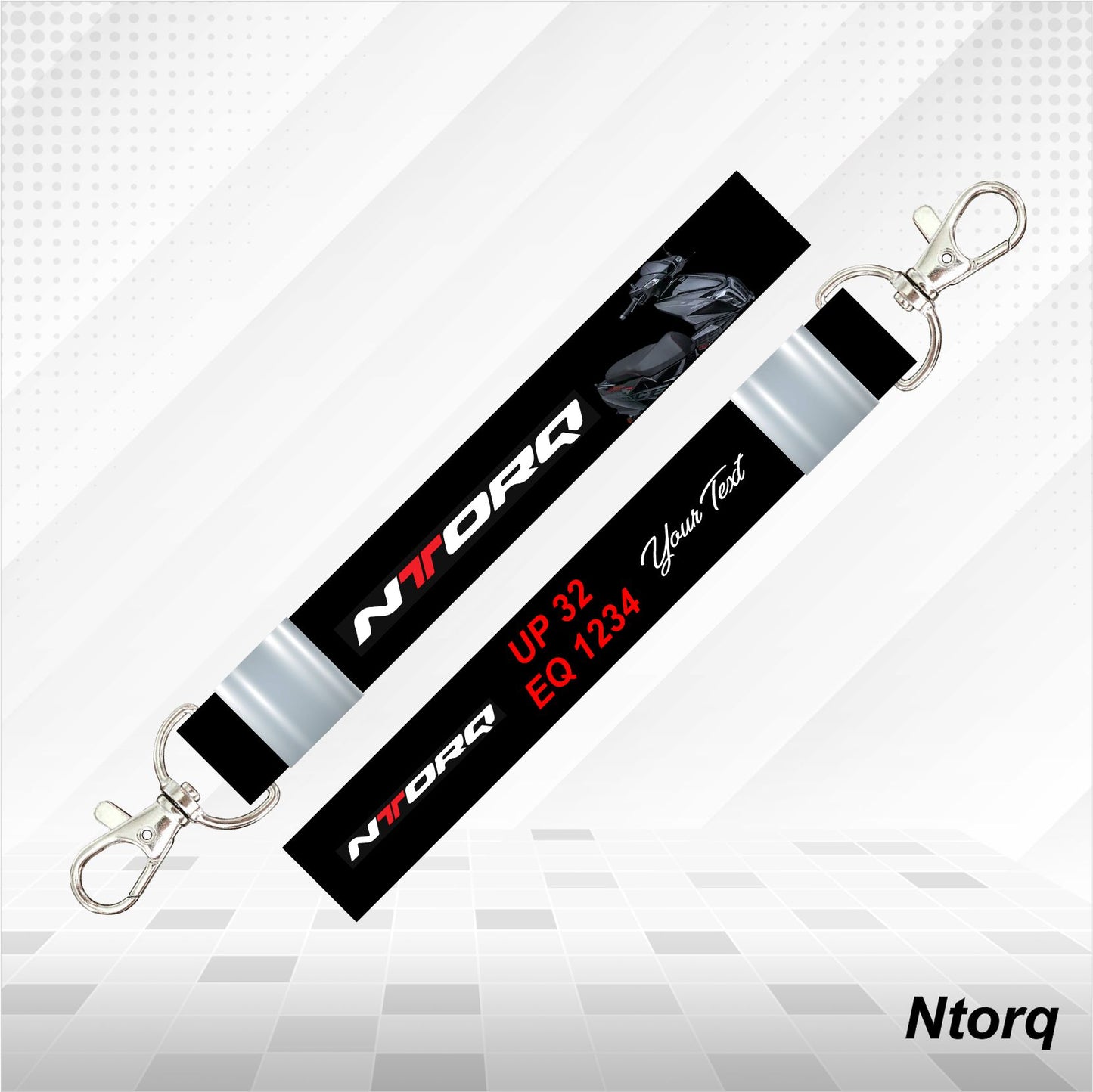 TVS Ntorq 125 - Personalized TVS Keychain - Wood, Acrylic, Metal Printed