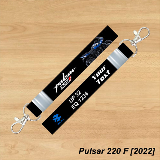 Pulsar 220 F [2022] - Personalized Bajaj Keychain - Wood, Acrylic, Metal Printed