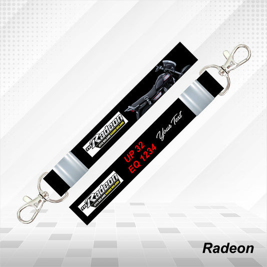 Radeon - Personalized TVS Keychain - Wood, Acrylic, Metal Printed