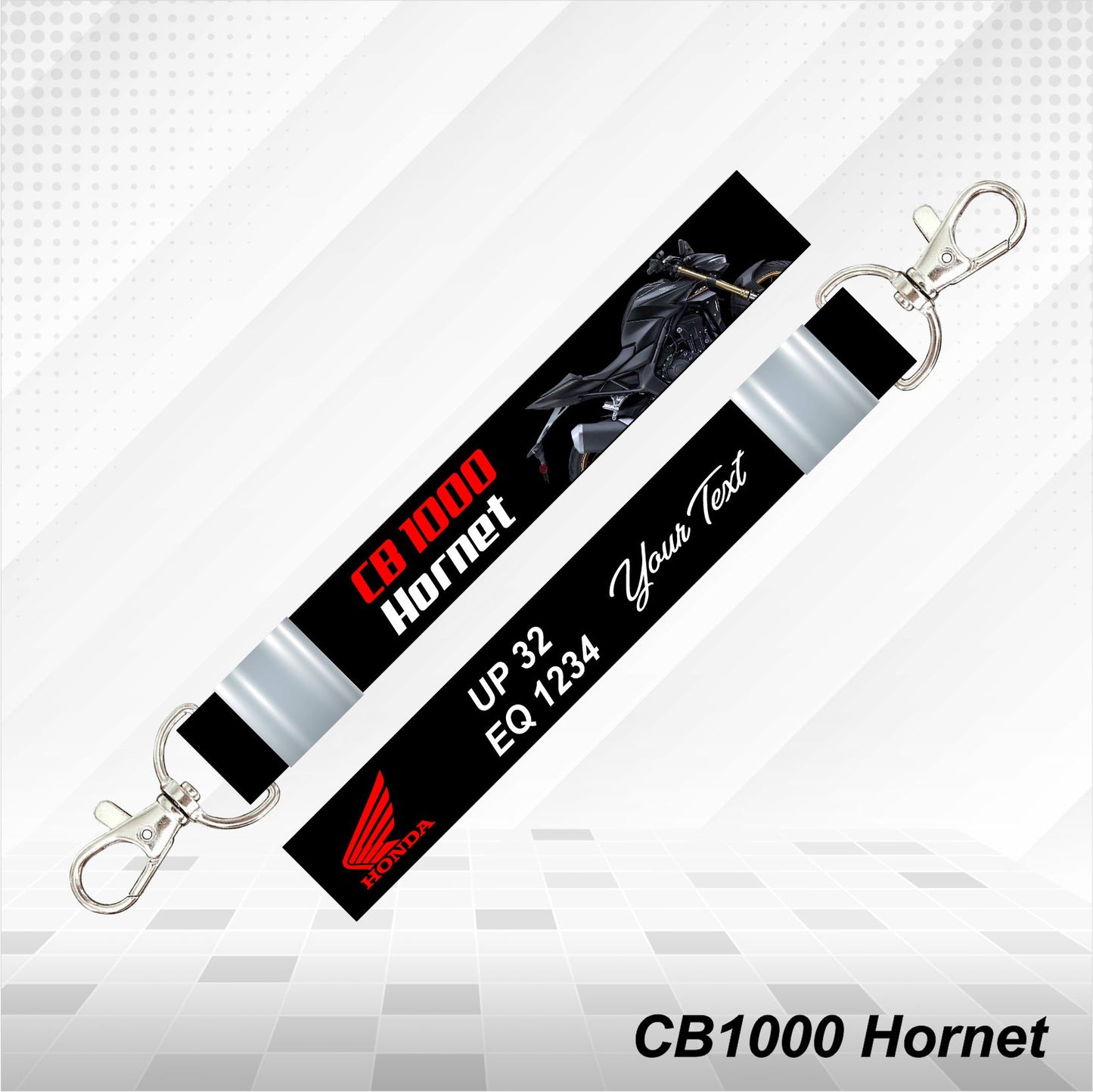 CB 1000 Hornet - Personalized Honda Keychain - Wood, Acrylic, Metal Printed
