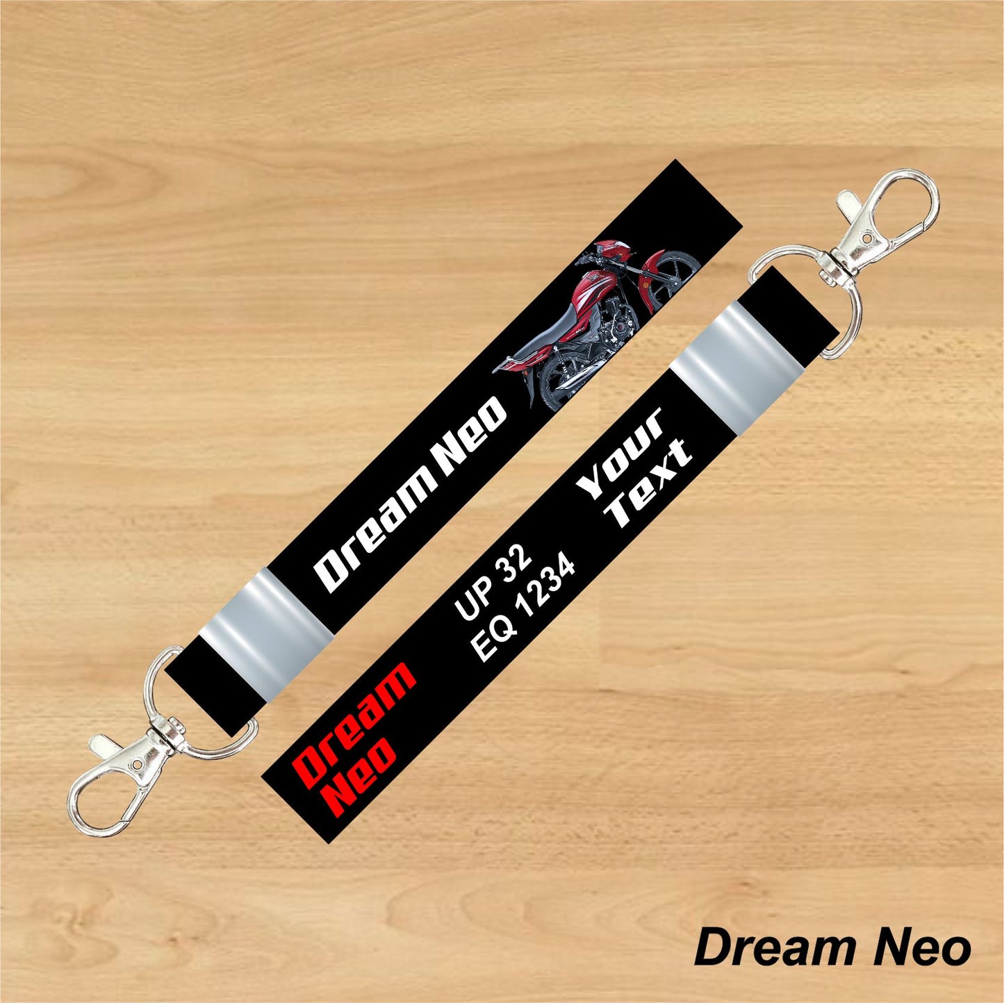 Dream Neo - Personalized Honda Keychain - Wood, Acrylic, Metal Printed