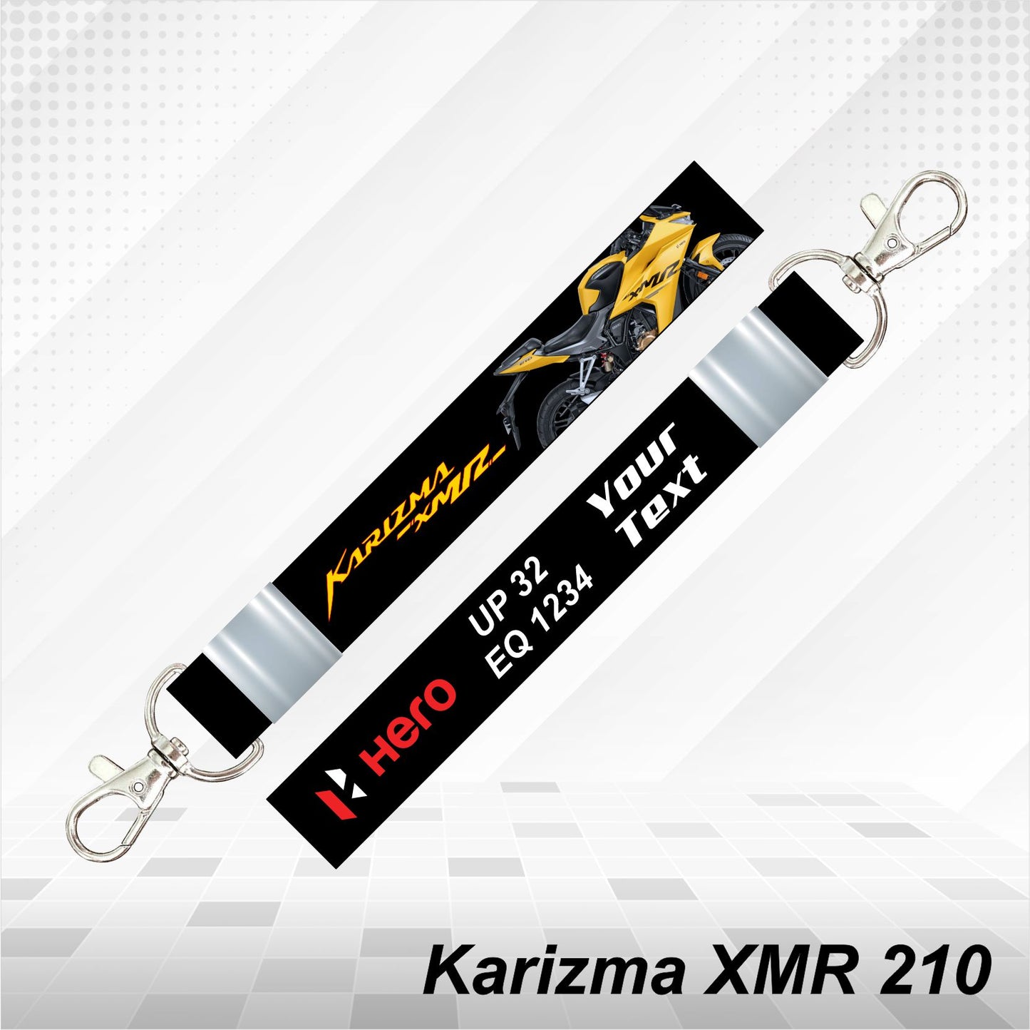 Karizma XMR 210 CC - Personalized Hero Keychain - Wood, Acrylic, Metal Printed