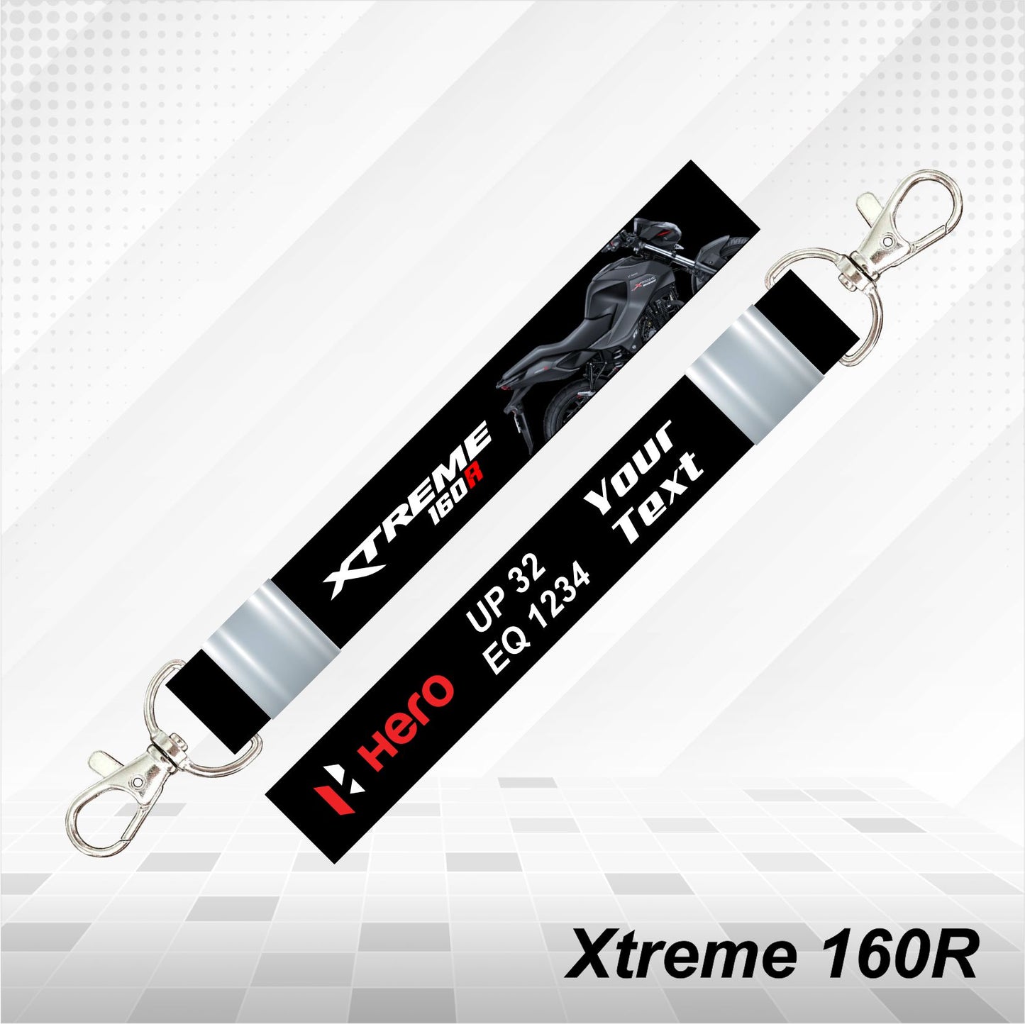 Hero Xtreme 160R  - Personalized Hero Keychain - Wood, Acrylic, Metal Printed