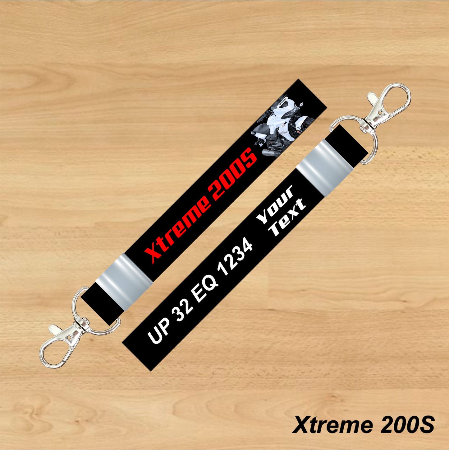 Xtreme 200S - Personalized Hero Keychain - Wood, Acrylic, Metal Printed