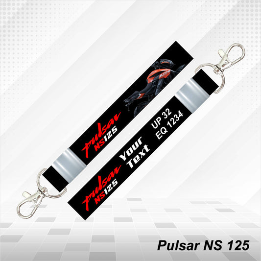 Pulsar NS125 - Personalized Bajaj Keychain - Wood, Acrylic, Metal Printed