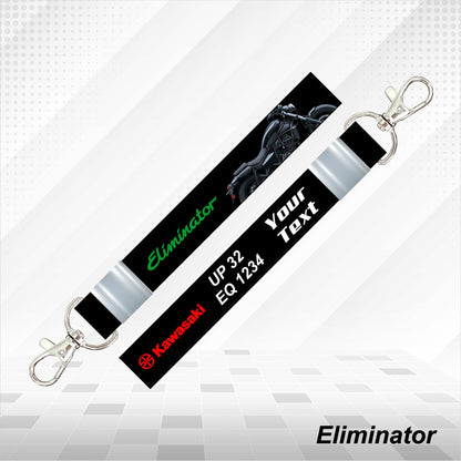 Eliminator - Personalized Kawasaki Keychain - Wood, Acrylic, Metal Printed