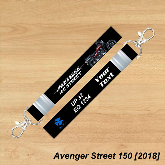 Avenger Street 150 [2018] - Personalized Bajaj Keychain - Wood, Acrylic, Metal Printed