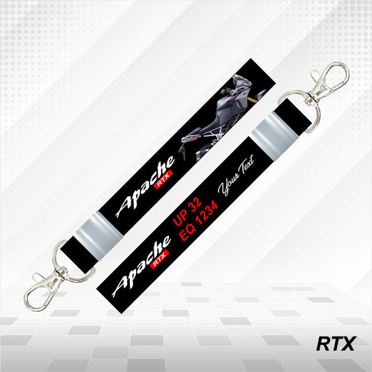 Apache RTX- Personalized TVS Keychain - Wood, Acrylic, Metal Printed