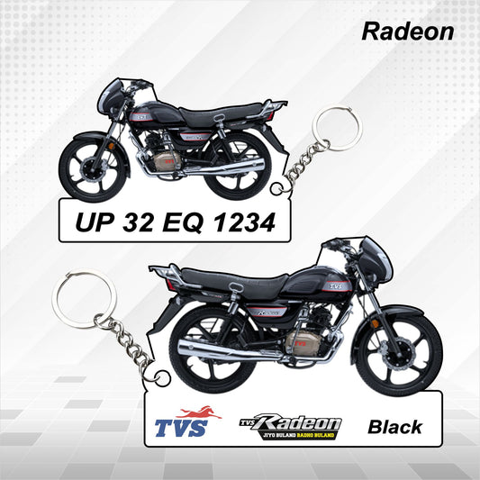 TVS Radeon - Personalized TVS Keychain - Wood, Acrylic, Metal Printed