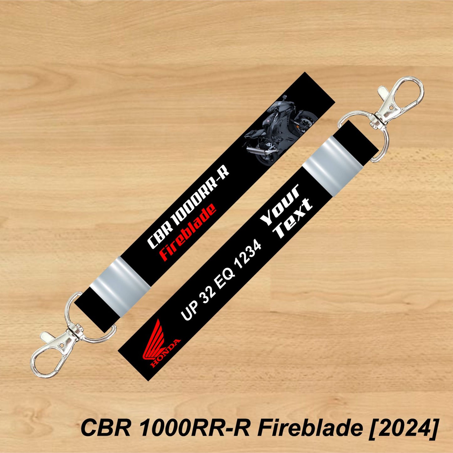 CBR 1000RR-R Fireblade [2024] - Personalized Honda Keychain - Wood, Acrylic, Metal Printed