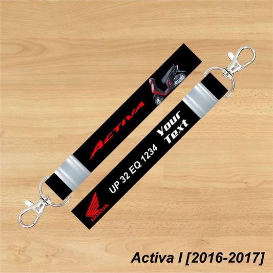 Activa i [2016-2017] - Personalized Honda Keychain - Wood, Acrylic, Metal Printed