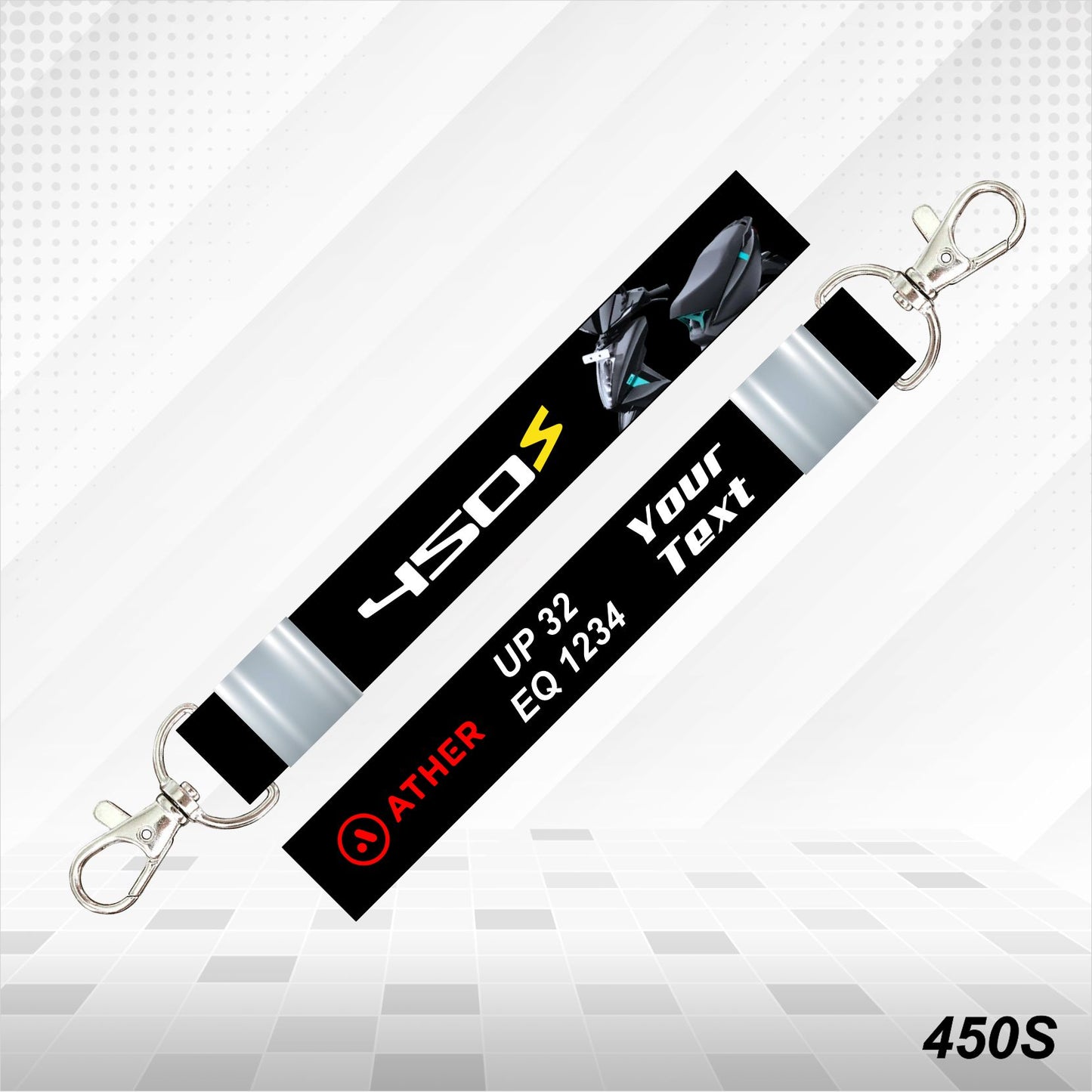 Ather 450S - Personalized Keychain - Wood, Acrylic, Metal Printed