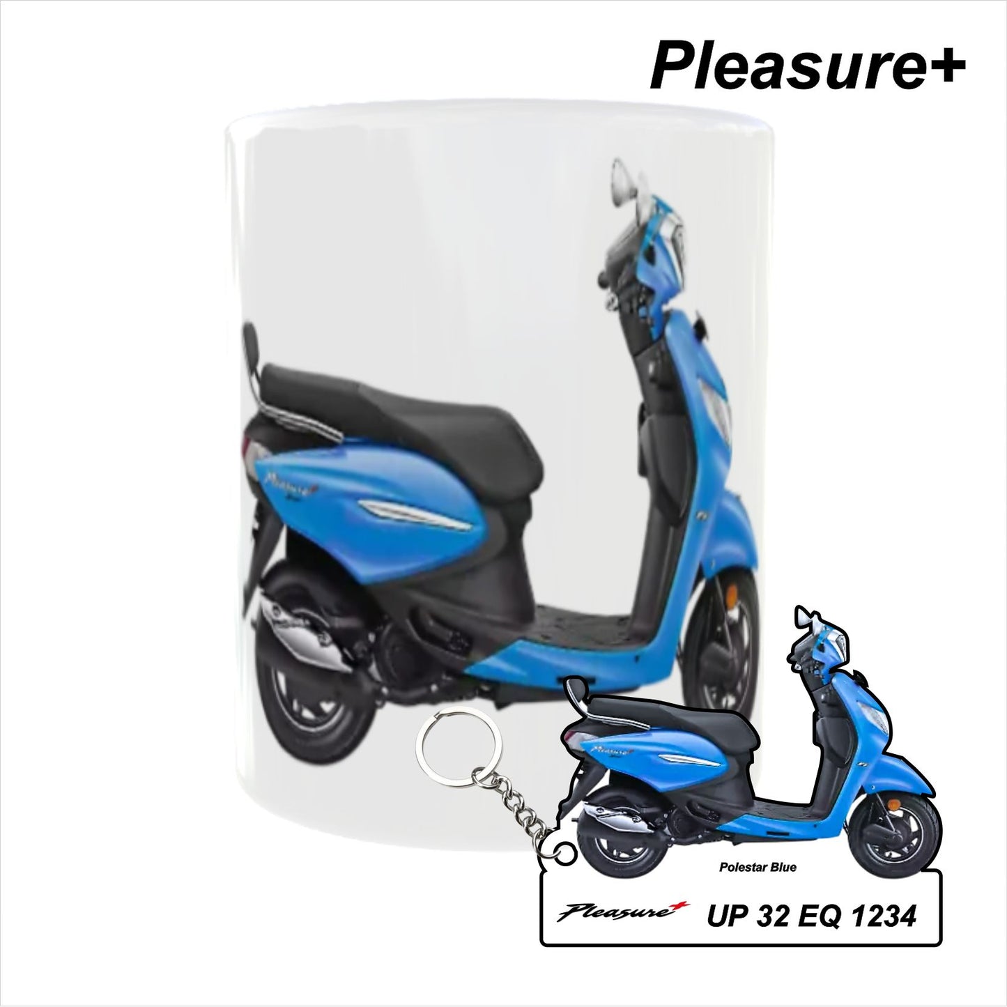 Hero Pleasure+ - Personalized Hero Keychain - Wood, Acrylic, Metal Printed