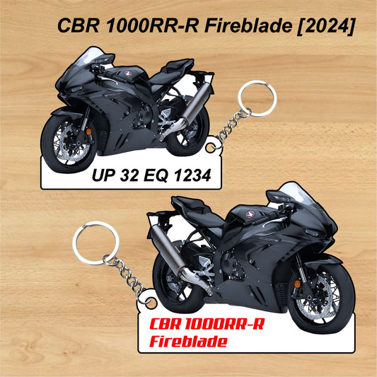 CBR 1000RR-R Fireblade [2024] - Personalized Honda Keychain - Wood, Acrylic, Metal Printed
