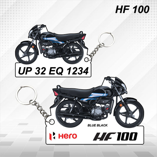 Hero HF 100 - Personalized Hero Keychain - Wood, Acrylic, Metal Printed