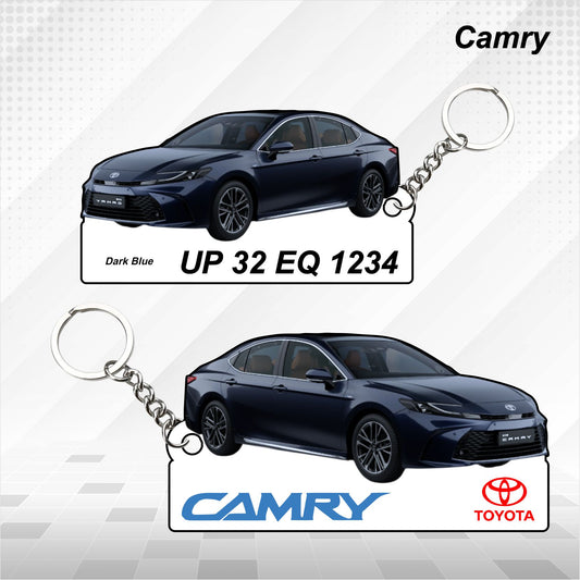 Camry - Personalized Toyota Keychain - Wood, Acrylic, Metal Printed