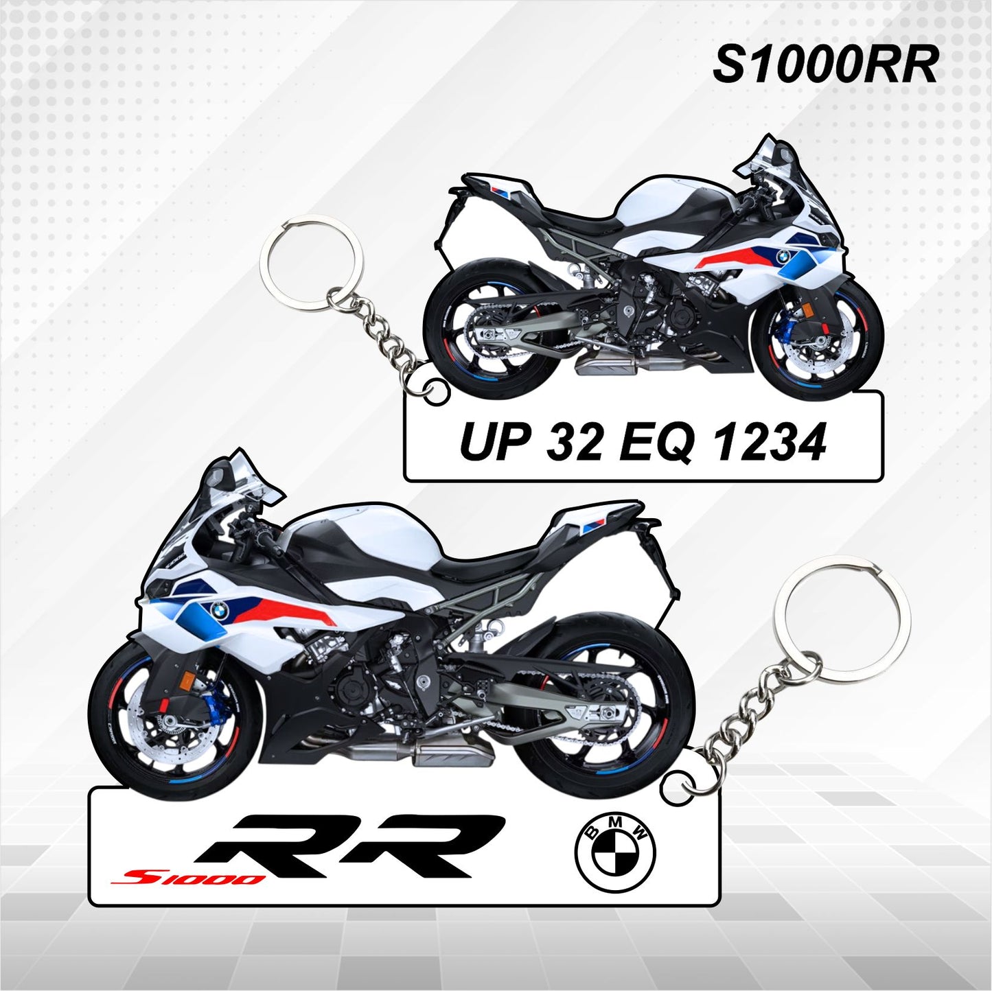 BMW Bikes - All Models - Personalized BMW Printed Keychain
