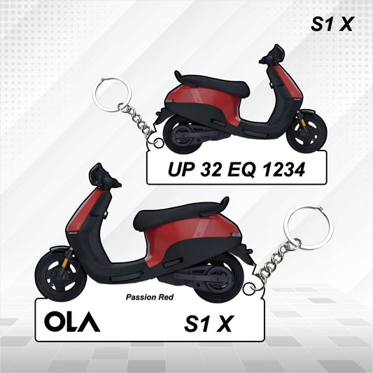 OLA S1 X - Personalized Keychain - Wood, Acrylic, Metal Printed