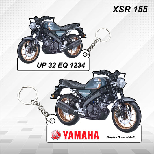 XSR 155 - Personalized Yamaha Keychain - Wood, Acrylic, Metal Printed