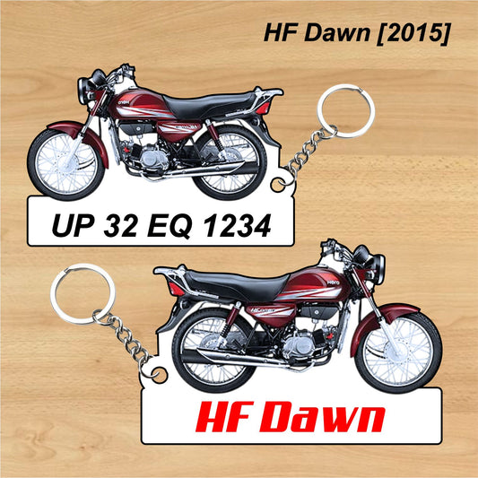 HF Dawn [2015] - Personalized Hero Keychain - Wood, Acrylic, Metal Printed