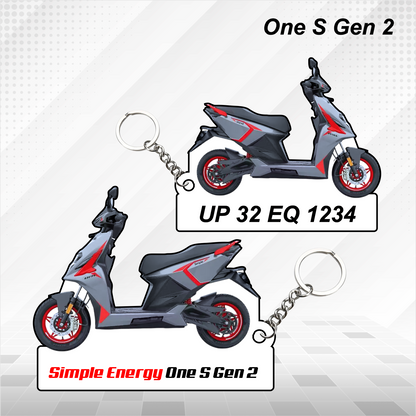 Simple Energy Scooters - All Models - Personalized Simple Energy Printed Keychain
