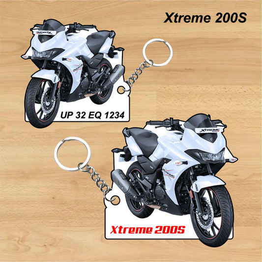Xtreme 200S - Personalized Hero Keychain - Wood, Acrylic, Metal Printed
