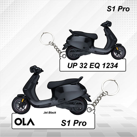 OLA S1 Pro - Personalized Keychain - Wood, Acrylic, Metal Printed