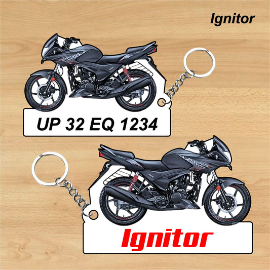 Ignitor - Personalized Hero Keychain - Wood, Acrylic, Metal Printed