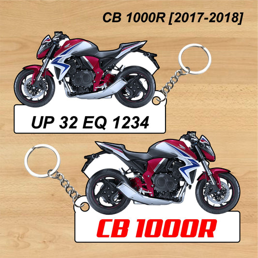 CB 1000R [2017-2018] - Personalized Honda Keychain - Wood, Acrylic, Metal Printed