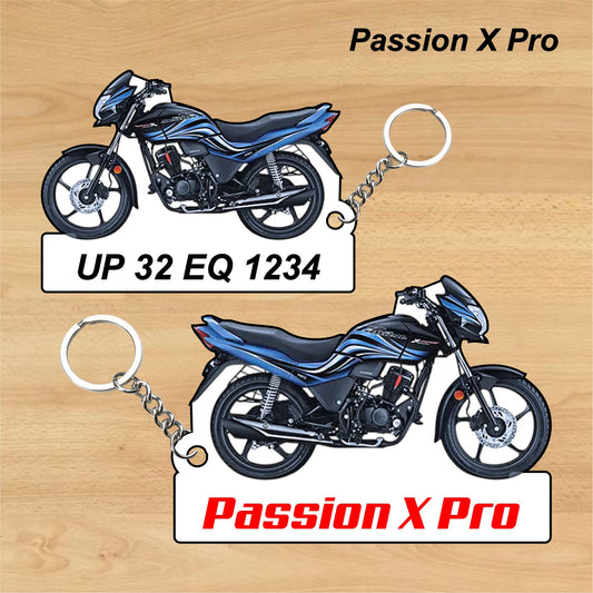 Passion X Pro - Personalized Hero Keychain - Wood, Acrylic, Metal Printed