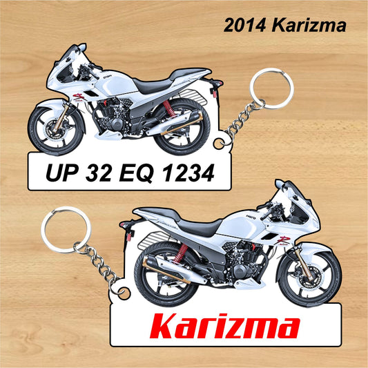 Karizma [2014]  - Personalized Hero Keychain - Wood, Acrylic, Metal Printed
