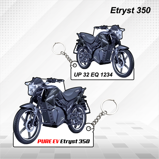PURE EV Bikes - All Models - Personalized PURE EV Printed Keychain