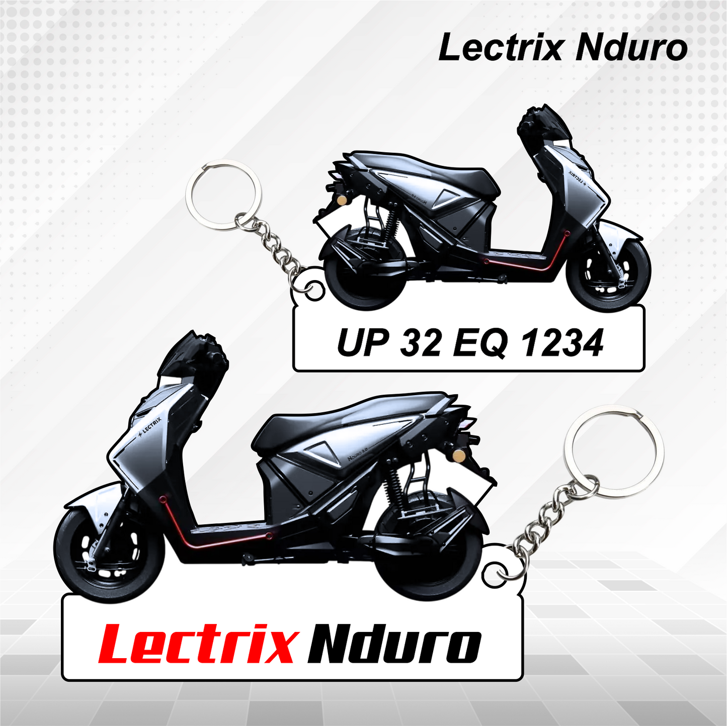Lectrix Scooters - All Models - Personalized Lectrix Printed Keychain