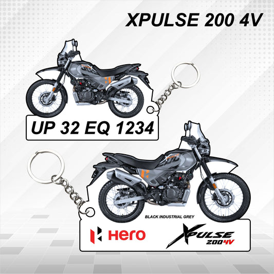 Hero XPULSE 200 4V  - Personalized Hero Keychain - Wood, Acrylic, Metal Printed