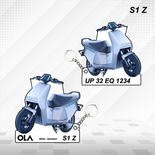 OLA S1 Z - Personalized Keychain - Wood, Acrylic, Metal Printed