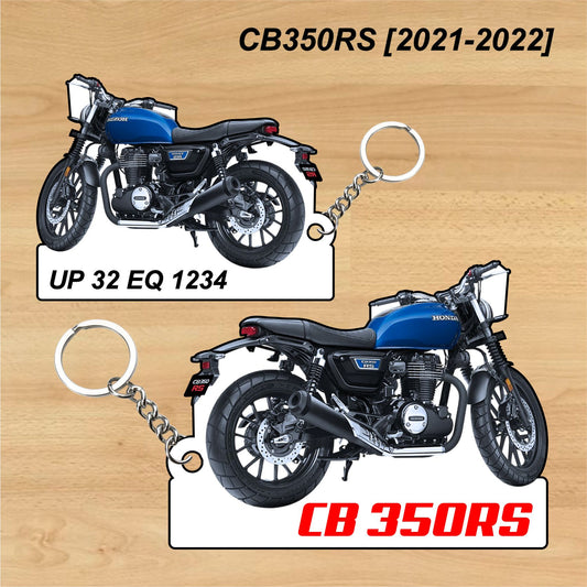 CB 350 RS [2021-2022] - Personalized Honda Keychain - Wood, Acrylic, Metal Printed