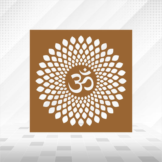 Om Petal Mandala CNC Jaali Panel
