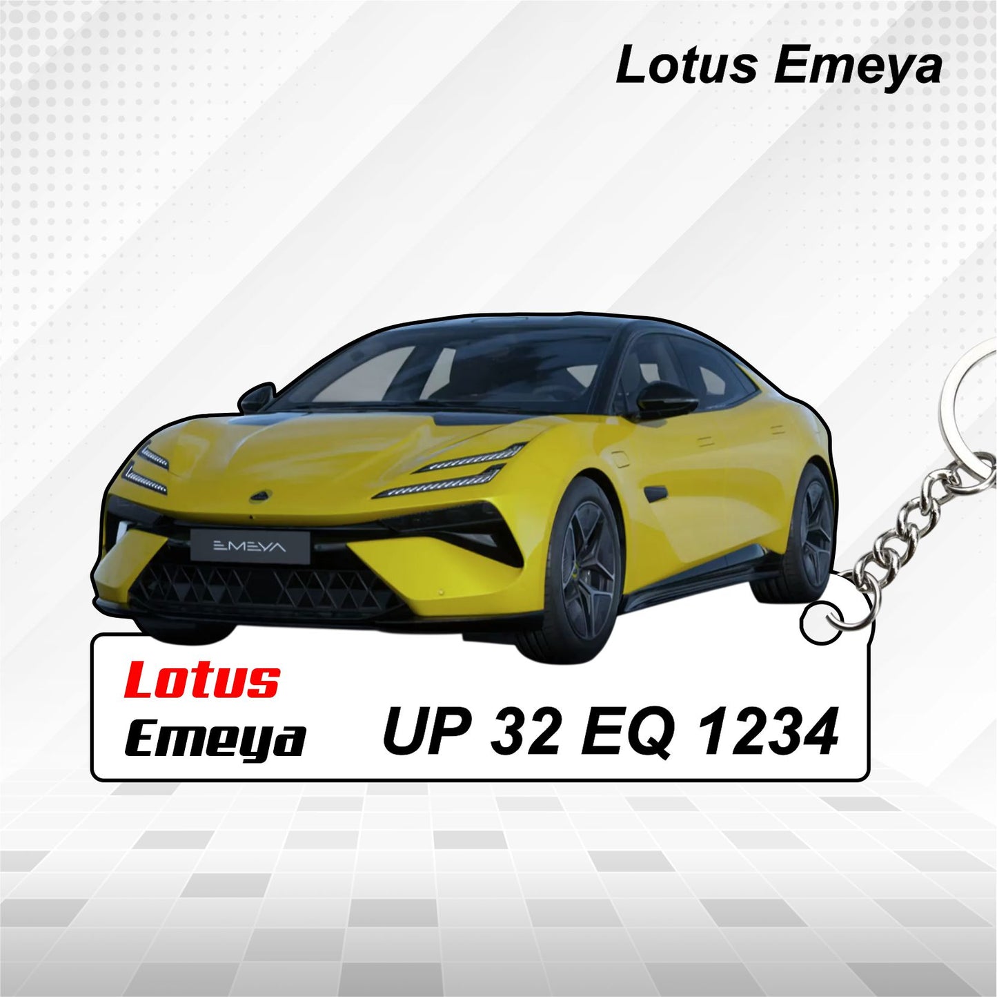 Lotus Cars - All Models - Personalized Lotus Printed Keychain
