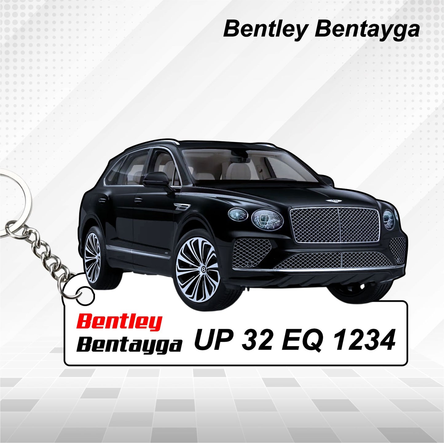 Bentley Cars - All Models - Personalized Bentley Printed Keychain