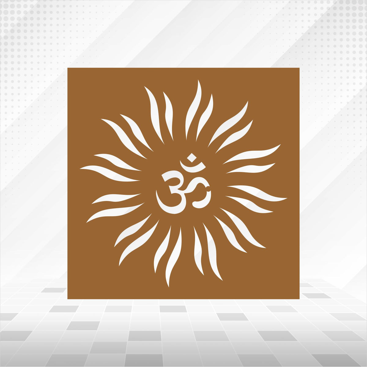 Om Surya Sun Rays CNC Jaali Panel