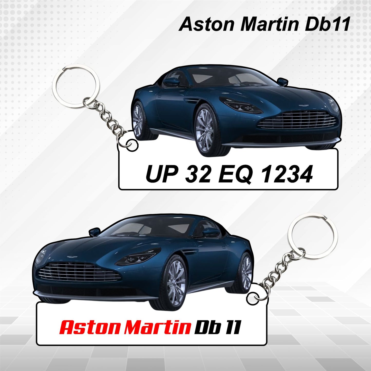 Aston Martin Car - All Models - Personalized Aston Martin Printed Keychain
