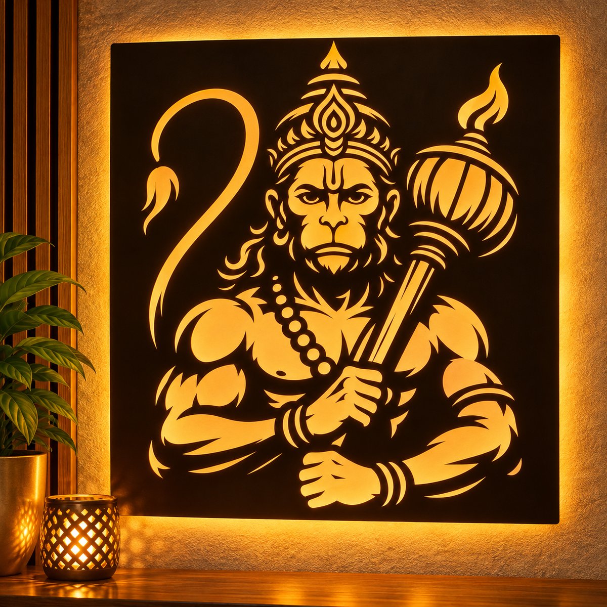 Hanuman ji wall art