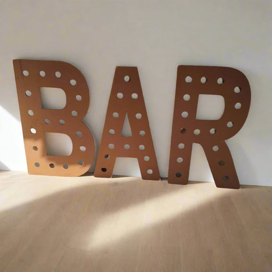 BAR MDF Raw Wall Art - MDF Wall Art